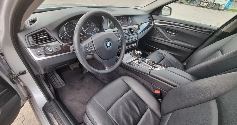 BMW Seria 5 cena 92900 przebieg: 51400, rok produkcji 2014 z Zambrów małe 277